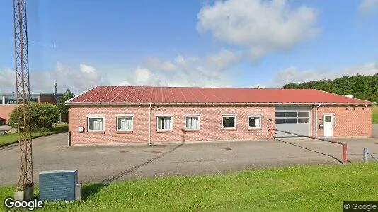 Lagerlokaler til leje i Hasselager - Foto fra Google Street View