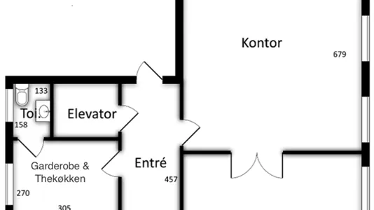 Kontorlokaler til leje i København K - billede 3