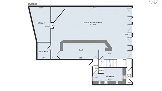 Erhvervslejemål til leje i Odense C - billede 7