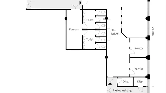 Kontorlokaler til leje i København S - billede 9