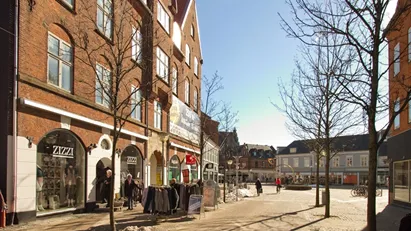 Butik i gågaden ved Springvandspladsen
