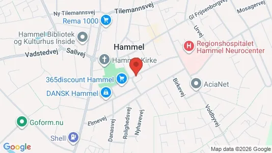 Kontorlokaler til leje i Hammel - Foto fra Google Street View