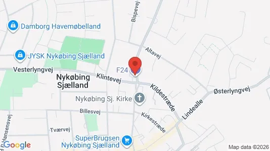 Kontorfællesskaber til leje i Nykøbing Sjælland - Foto fra Google Street View