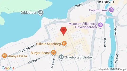 Lagerlokaler til leje i Silkeborg - Foto fra Google Street View