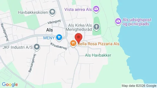 Erhvervslejemål til leje i Hadsund - kort over placeringen
