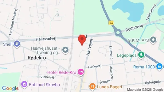 Kontorlokaler til leje i Rødekro - Foto fra Google Street View