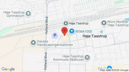 Kontorlokaler til leje i Taastrup - kort over placeringen