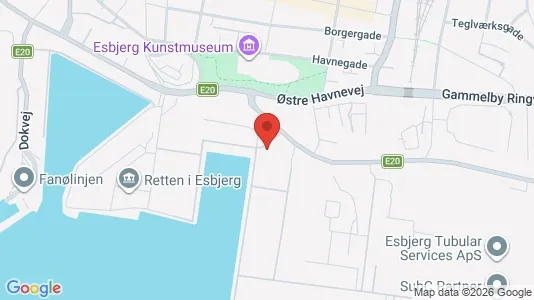 Kontorlokaler til leje i Esbjerg Centrum - Foto fra Google Street View