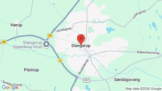 Butikslokaler til salg i Slangerup - Foto fra Google Street View