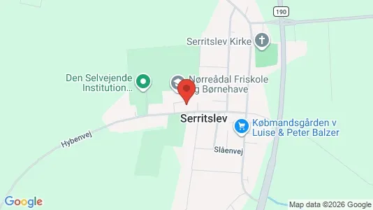 Erhvervsgrunde til salg i Brønderslev - kort over placeringen