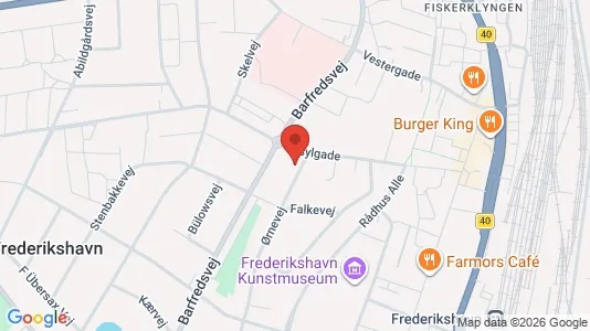 Boligudlejningsejendomme til salg i Frederikshavn - kort over placeringen