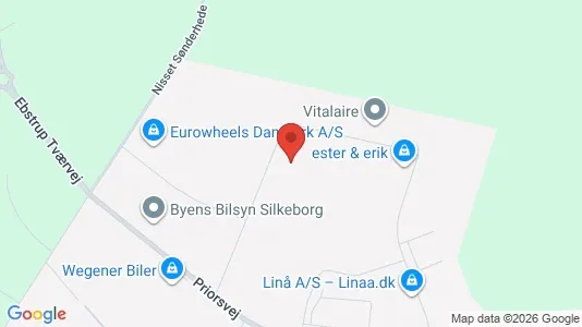 Kontorlokaler til leje i Silkeborg - Foto fra Google Street View