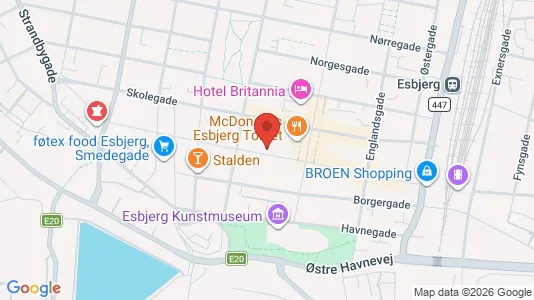 Erhvervslejemål til salg i Esbjerg Centrum - Foto fra Google Street View
