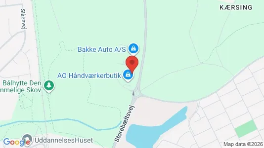 Lagerlokaler til leje i Esbjerg Ø - kort over placeringen