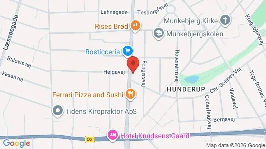 Boligudlejningsejendomme til salg i Odense M - kort over placeringen