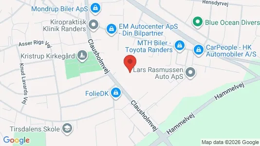 Lagerlokaler til salg i Randers SØ - Foto fra Google Street View