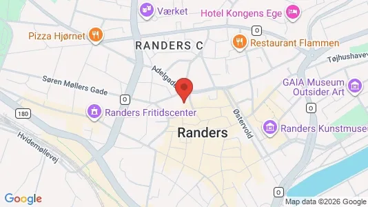 Kontorlokaler til leje i Randers C - Foto fra Google Street View