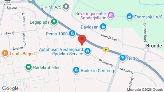 Kontorlokaler til salg i Rødekro - Foto fra Google Street View