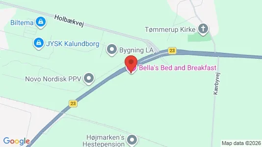 Erhvervsgrunde til leje i Kalundborg - kort over placeringen