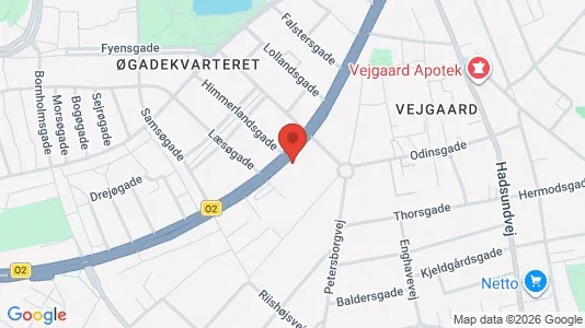 Boligudlejningsejendomme til salg i Aalborg Centrum - kort over placeringen