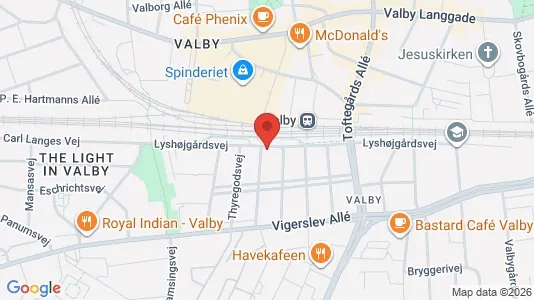 Lagerlokaler til leje i Valby - Foto fra Google Street View