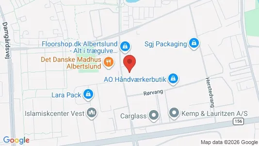 Kontorlokaler til leje i Albertslund - kort over placeringen