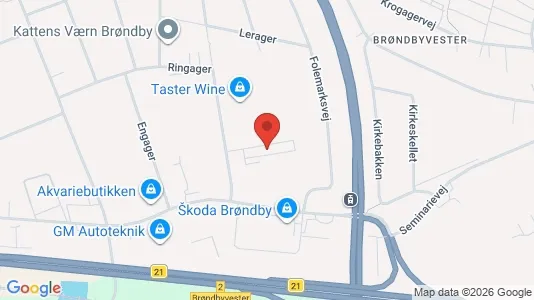 Kontorlokaler til leje i Brøndby - Foto fra Google Street View