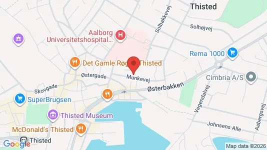 Kontorlokaler til leje i Thisted - Foto fra Google Street View