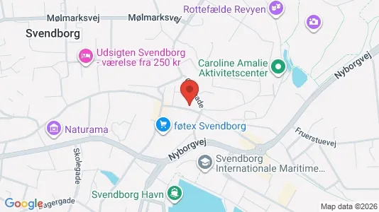 Kontorlokaler til leje i Svendborg - Foto fra Google Street View