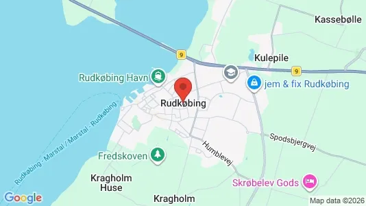 Butikslokaler til salg i Rudkøbing - Foto fra Google Street View