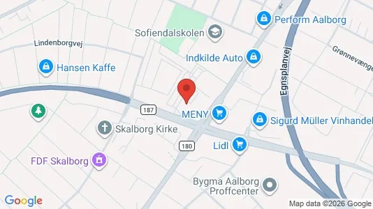 Kontorlokaler til leje i Aalborg SV - Foto fra Google Street View