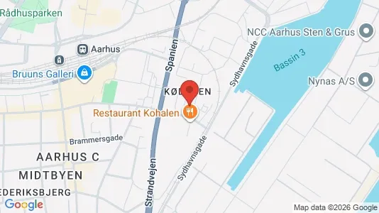 Kontorlokaler til leje i Århus C - Foto fra Google Street View