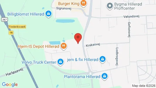 Kontorlokaler til leje i Hillerød - Foto fra Google Street View