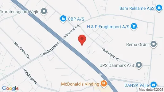 Erhvervslejemål til salg i Vejle Centrum - Foto fra Google Street View
