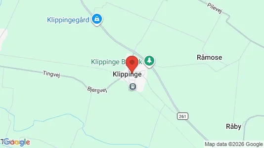 Hoteller til salg i Klippinge - kort over placeringen