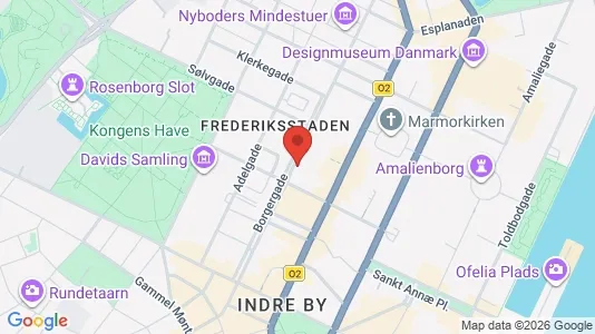 Kontorlokaler til leje i København K - kort over placeringen