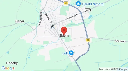 Hoteller til salg i Skjern - Foto fra Google Street View