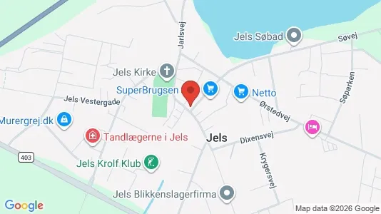 Boligudlejningsejendomme til salg i Rødding - kort over placeringen