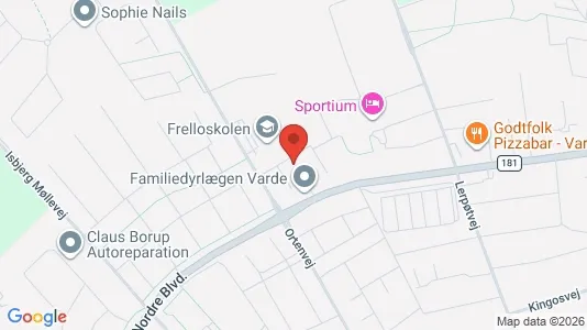 Kontorlokaler til salg i Varde - Foto fra Google Street View