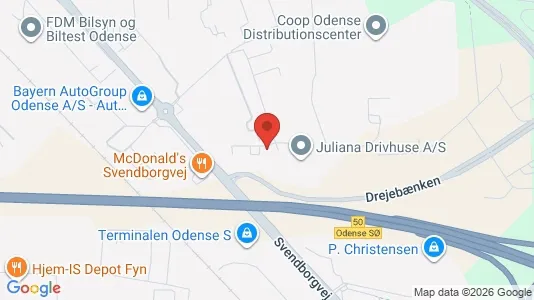 Kontorlokaler til leje i Odense S - Foto fra Google Street View