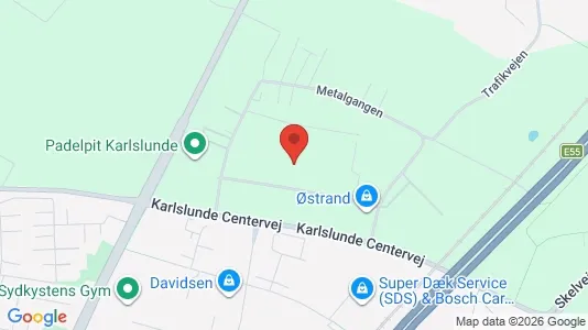 Kontorlokaler til leje i Karlslunde - kort over placeringen