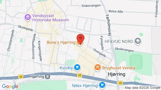Kontorlokaler til leje i Hjørring - Foto fra Google Street View