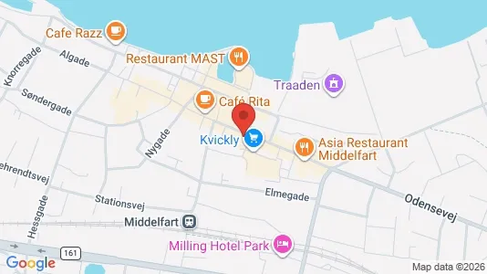Erhvervslejemål til salg i Middelfart - Foto fra Google Street View