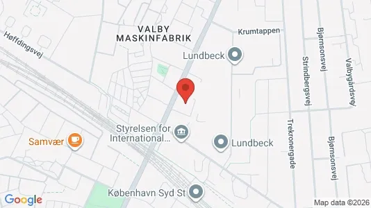 Kontorlokaler til leje i Valby - Foto fra Google Street View