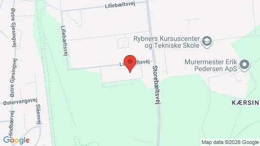 Lagerlokaler til leje i Esbjerg N - kort over placeringen