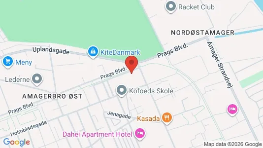 Kontorlokaler til leje i København S - kort over placeringen