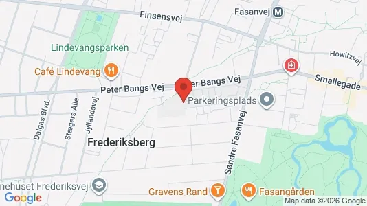 Kontorlokaler til leje i Frederiksberg - kort over placeringen