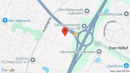 Lagerlokaler til leje i Odense SØ - Foto fra Google Street View