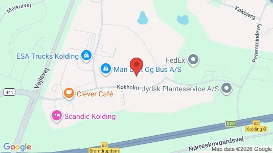 Kontorlokaler til leje i Kolding - Foto fra Google Street View