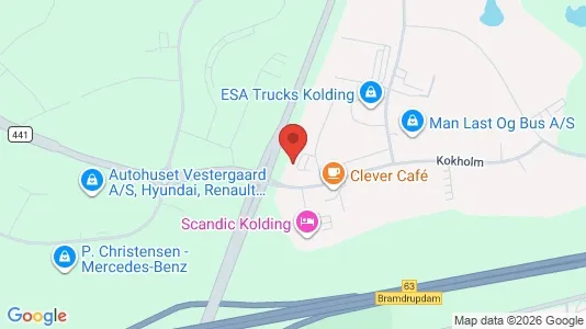 Kontorlokaler til leje i Kolding - Foto fra Google Street View